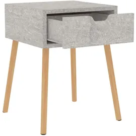 vidaXL Nachtschrank Betongrau 40 x 40 x 56 cm Holzwerkstoff
