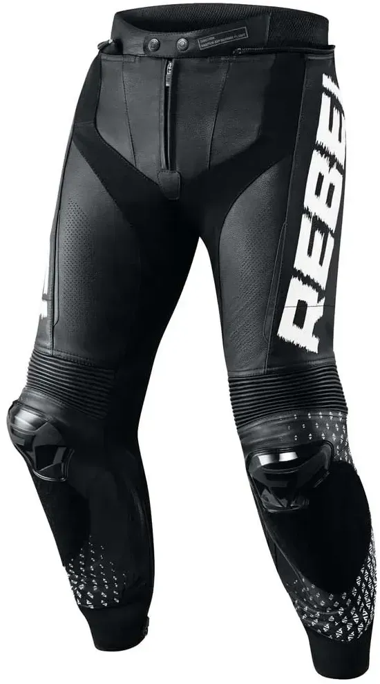 Rebelhorn Rebel Lederhosen - Black / White - 58