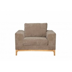 JVmoebel Sessel, Club Moderner Polster Fernseh Lounge Sessel Sofa Couch 1 Sitzer Designer Couchen braun