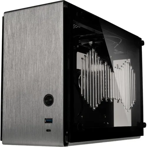 Zalman Silbernes M2 Mini-Gehäuse (Mini-ITX), PC Gehäuse, Silber