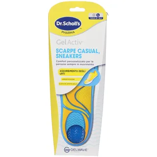 Dr. Scholl's Gelactiv Solette per Scarpe Casual Sneakers Taglia L 1 pz