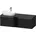 Waschtischunterschrank 140x55cm 2 A 1 Pl B L g pol/Eiche sw