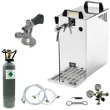 bietal® Bierzapfanlage Bierkühler 1-ltg - 60 Liter/h - KEG Kombi - CO2 2Kg - KOMPLETTSET
