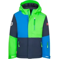 TROLLKIDS Hallingdal Jacke Hellgrün/Blau 164