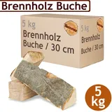 Brennholz Kaminholz Holz 5 kg Für Ofen und Kamin Kaminofen Feuerschale Grill Buche Feuerholz Buchenholz Holzscheite Wood 30 cm Flameup