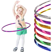 Glamour Kinder Hula Hoop Reifen Ø70cm, Violett-Pink