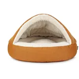 Shell Mono Hundehöhle Katzenhöhle mit Strukturstoff Kuschelhöhle auch orthopädisch - XL