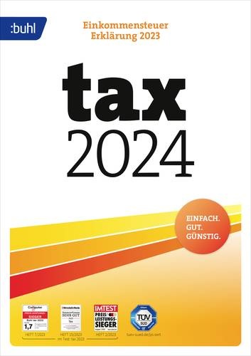 WISO tax 2024 Vollversion, 1 Lizenz Windows Steuer-Software