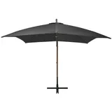 vidaXL Ampelschirm 300 x 300 cm anthrazit