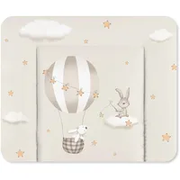 Julius Zöllner Softy 85x75 cm - Wickelunterlage - wasserdicht und abwischbar - Made in Germany – Oeko-Tex Standard 100 – Sternenfahrt