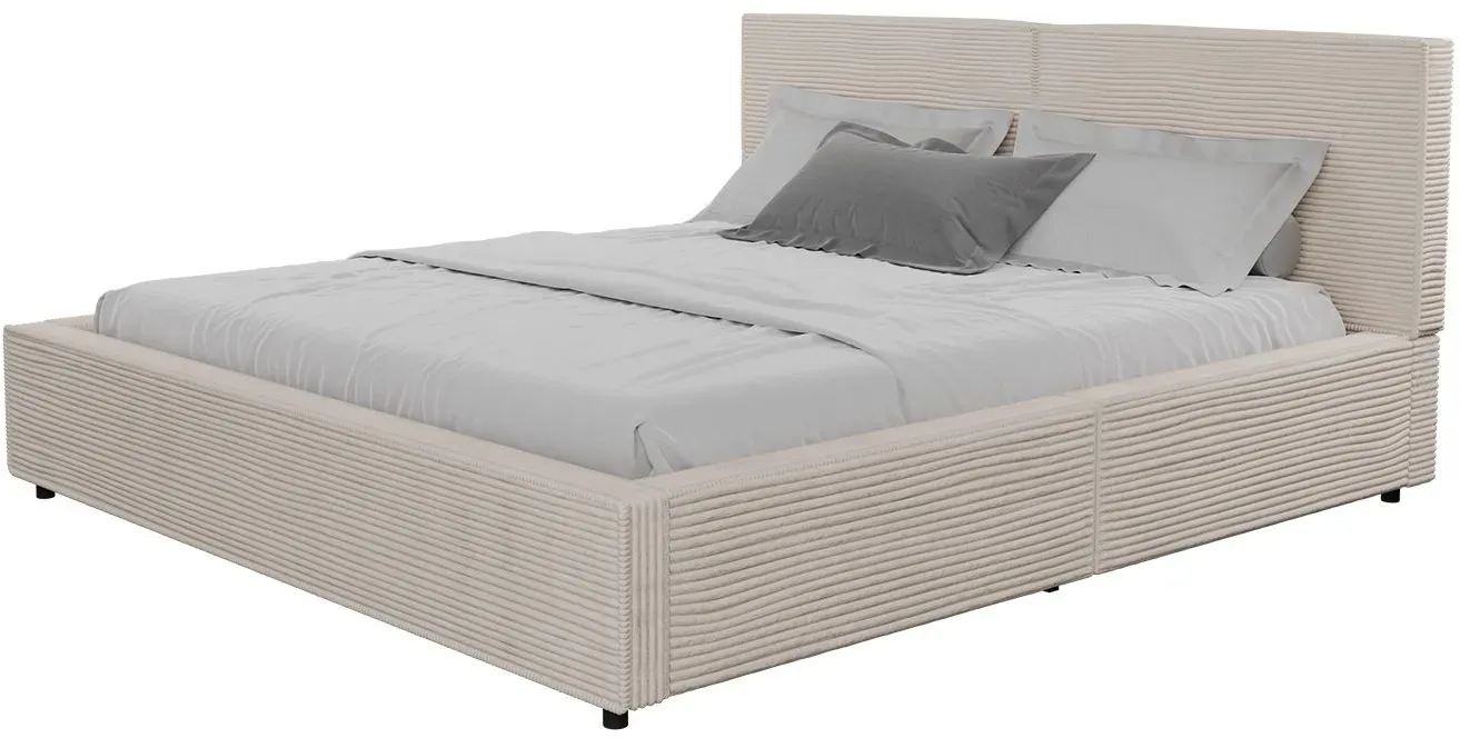 Polsterbett Salerno - Beige
