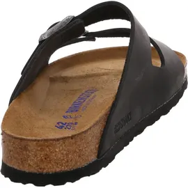 Birkenstock Arizona Weichbettung Naturleder geölt schwarz 46