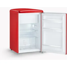 Severin RKS 8830 Retro-Kühlschrank (108 l, 875 mm hoch, Rot)