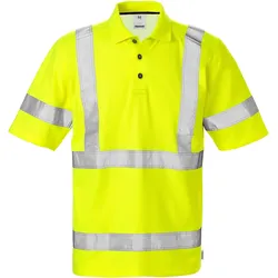 Warnschutz Poloshirt "7025 PHV" UV-Schutz - L - gelb