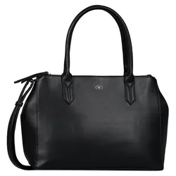 Shopper »Roma«, mit praktischer Einteilung, Gr. B/H/T: 36 cm x 27 cm x 14 cm, Schwarz, , 68276518-0