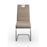 Hela Schwingstuhl Mikrofaser beige 4er Set