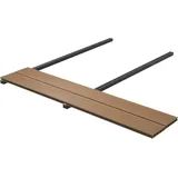 Terrassendiele 90 Pcs Teakfarbe Wpc Vidaxl