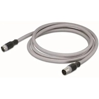 WAGO 756-3105/040-200 Sensor-/Aktor-Datensteckverbinder, konfektioniert M12 Stecker, gerade, Buchse,