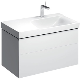 GEBERIT Xeno2 Waschtischunterschrank 2 Schubladen, Ablagefläche links, weiß 500516011