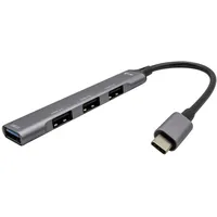 iTEC i-tec USB-C Metal HUB 4 Port passive USB-Kombi-Hub