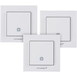 eQ-3 Homematic IP Smart Home 3er-Set Temperatur- und Luftfeuchtigkeitssensor HmIP-STH, innen,