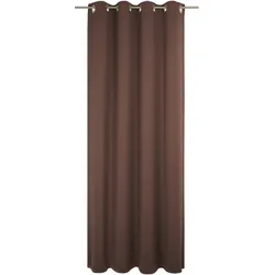 Vorhang WIRTH "Dim out", braun, B:142cm H:185cm, Polyester, Gardinen, nach Maß