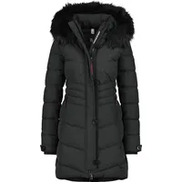 Alife & Kickin Winterjacke ALIFE – Kickin Damen AmaliaAK A Puffer Coat Gr. L, schwarz Moonless Damen Jacken