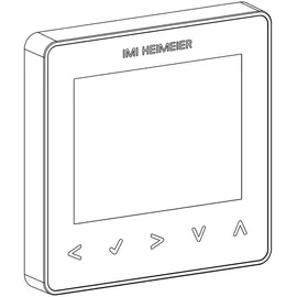 HEIMEIER neoStat V2 Raumthermostat 230V Smart Home Silber
