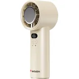 Verbatim Cool n Go IceTouch 15,58 cm Handventilator Silber/Weiß