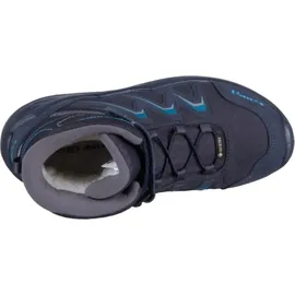 Lowa Maddox Warm GTX Mid Kinder, blau, Größe 34
