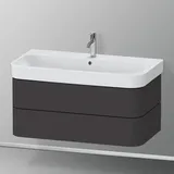 Duravit Happy D.2 Plus 97,5x49cm, graph matt, 2 Schubkästen