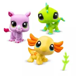 Littlest Pet Shop Figurenset - Exotische Atmosphäre - 3 Stück