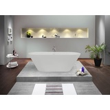 Ottofond Freistehende Badewanne Eko 170x75x43 cm, weiß