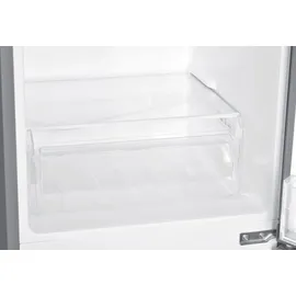 PKM KG230KHEIX Kühlgefrierkombination 173L Inox silber Kühlschrank LED