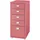 [en.casa] Kökar Schubladenschrank 69 x 28 x 41 cm Wassermelonenrot