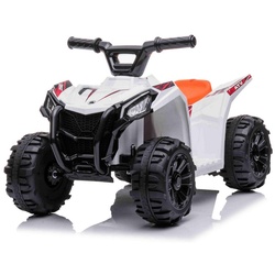 BoGi Elektro-Kinderauto Quad ATV Kinderquad Kinderfahrzeug Elektrofahrzeug Elektroquad 6V weiß