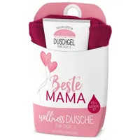 La Vida Wellness-Dusche Geschenkset Duschgel+Baumwoll-Handtuch für Mama + Papa
