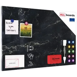 ALLboards Magnettafel 60 x 40 cm Schwarz