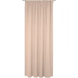Wirth Vorhang WIRTH "Neveres" Gr. 1, beige (puder), B:135cm H:145cm, Jacquard, Baumwolle, Gardinen