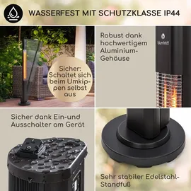 Blumfeldt Heat Guru Plus Infrarot schwarz