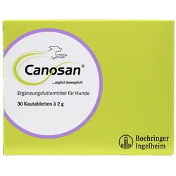 CANOSAN Kautabletten bei Gelenkproblemen Hund mit Grünlippmuschel-Extrakt Gonex 30 St Kautabletten