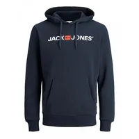 JACK & JONES Logo Kapuzenpullover Navy Blazer 2XL