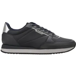BOSS Herren Sneaker - Kai Runn rsrb, Turnschuh, Freizeit, Material-Mix, Logo Blau EUR 42