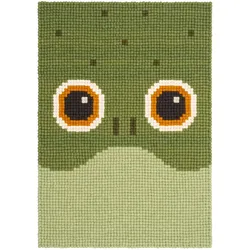 Käthe, mit Frosch-Motiv, 120x170cm