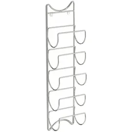 Zeller Flaschenregal 11,5 x 10 x 56 cm Silber