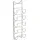 Zeller Flaschenregal 11,5 x 10 x 56 cm Silber