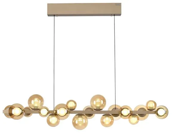 Neuhaus PURE LED-Pendelleuchte E-Popup Alu, Eisen, Stahl & Metall Braun Bronze