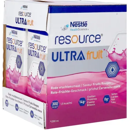 Resource Ultra Fruit Rote Früchte 4x200ml