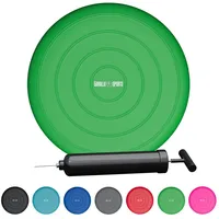 Gorilla Sports Ballsitzkissen inkl. Luftpumpe in verschiedenen Farben schwarz|grün