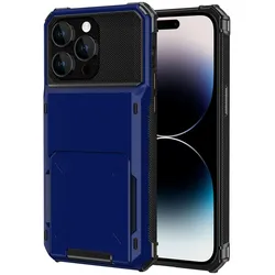 Hülle für Apple iPhone 15 Pro Max Schutz Handy Case Cover Backcover Kartenfach